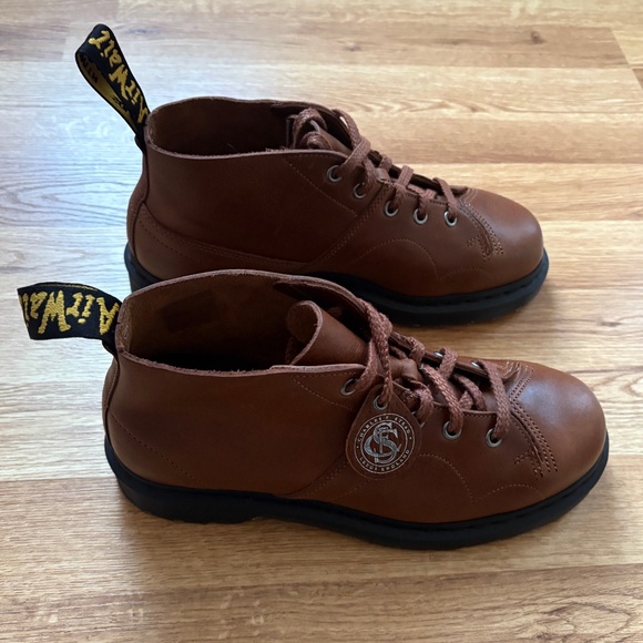 Dr. Martens Shoes - Dr. Martens Women’s Church Charles F. Stead Buckingham Monkey Boots